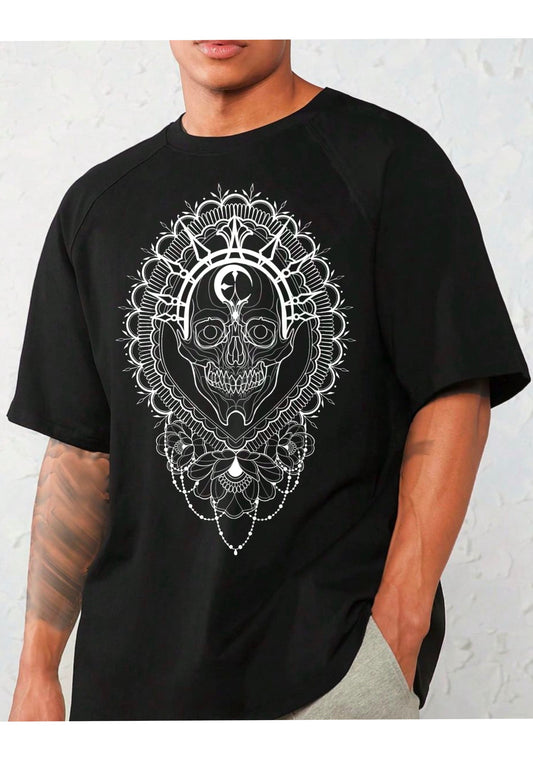 Playera oversize Cráneo Ocult