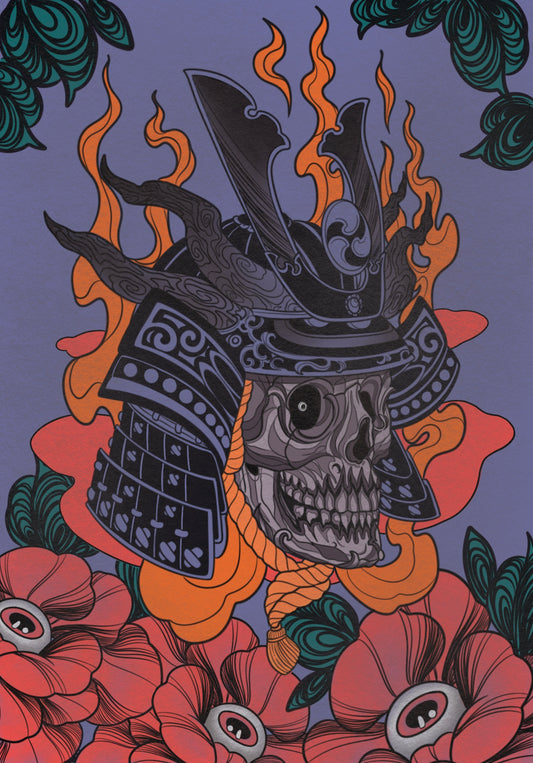 Print Samurai chico