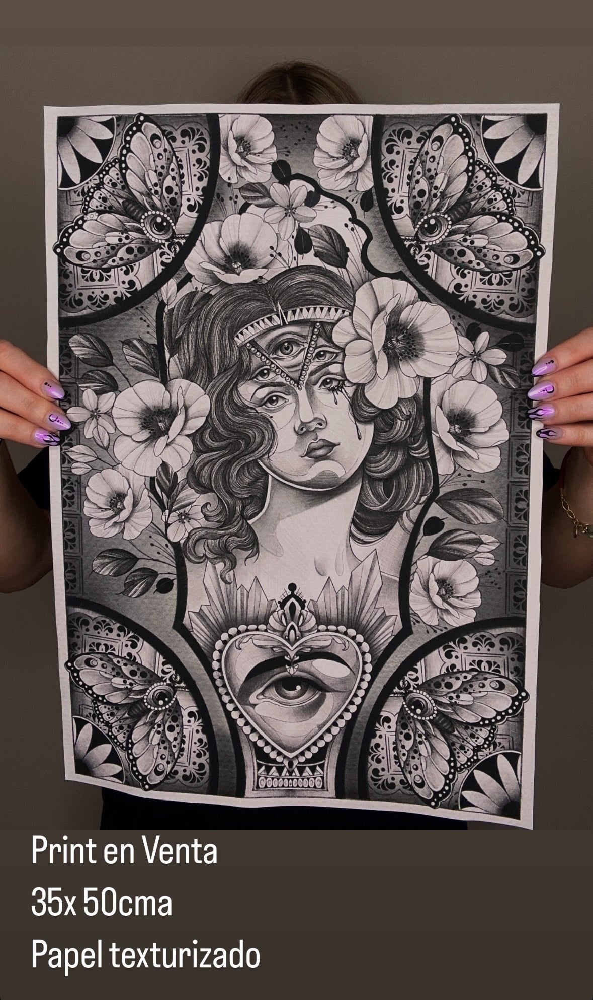 Print Chica Flores