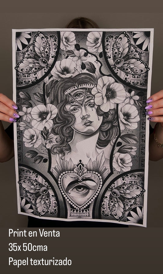 Print Chica Flores